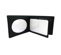 Cartera Porta Placa con Monedero y Bandera Bordada