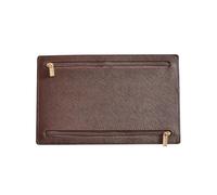 Cartera Portapasaporte - Organizador De Viaje De Suave PU Vintage Con 4 Cremalleras | Cubierta De Pasaporte De Bloqueo Rffid, Bolsa De Tarjeta De Identidad, Titular De Bola, marrón oscuro, Se