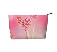 Cartera portátil con cremallera para mujer, adecuada para viajes y almacenamiento diario de cosméticos, bolsa de cosméticos de pana colorida, color negro, talla única, Negro, One Size