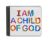 Cartera Soy un Hijo de Dios | Cartera Cristiana de Piel sintética para Hombre y Mujer | Regalo Inspirador para creyentes