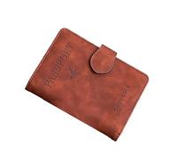 Cartera Tarjetero Mujer - Cartera de viaje fina con bloqueo RFID para mujer porta pasaporte funcional y delgado con ranuras para tarjetas de identificación y bolsillo para viajes internacionales