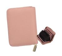 Cartera Titular de la tarjeta en efectivo Titulares de tarjetas de crédito Estuche para tarjetas transparente Etiqueta engomada del mosquetón Hebilla de comercio bancario Carpeta para hombres Titular