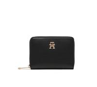Cartera Tommy Hilfiger cuadrada con cremallera negra