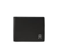 Cartera Tommy Hilfiger de piel negra con doble tarjetero