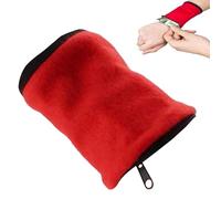 Cartera transpirable con bolsillo para llaves a prueba de sudor con | Pulsera de bolsillo con cremallera para correr, trotar, caminar, senderismo, ciclismo, fitness, gimnasio, entrenamiento
