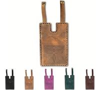 Cartera Western Boot para mujer, tarjetero delgado de cuero con correa a presión, cartera de estilo occidental para mujer, organizador de tarjetas de crédito, cartera vaquera para eventos al aire