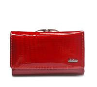 Cartera y monedero de piel auténtica para mujer, pequeño y corto, monedero de lujo para mujer, 2 (Reino Unido), Talla única