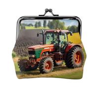 Carteras Company Farm Tractors para mujer, monedero para mujer, cartera pequeña para mujer, adecuada para mujeres, elegante y personalizada, Negro -, Talla única, Art Deco