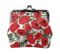 Carteras con patrón de flores para mujer, monedero para mujer, cartera pequeña para mujer, adecuada para mujeres, elegante y personalizada, Negro -, Talla única, Art Deco