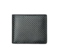 Carteras Cortas for Hombre con patrón de Fibra Carbono for para Hombres(Color 2)
