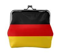 Carteras de bandera alemana para mujer, monedero para mujer, cartera pequeña para mujer, adecuada para mujeres, elegante y personalizada, negro, talla única, Art Deco, Black, Talla única, Decoración