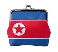 Carteras de bandera coreana para mujer, monedero para mujer, cartera pequeña para mujer, adecuada para mujer, elegante y personalizada, Negro -, Talla única, Art Deco