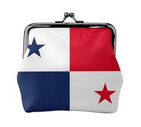 Carteras de bandera de Panamá para mujer, monedero para mujer, cartera pequeña para mujer, adecuada para mujer, elegante y personalizada, Negro -, Talla única, Art Deco