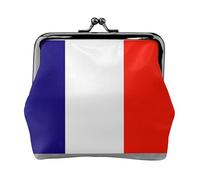 Carteras de bandera francesa para mujer, monedero para mujer, cartera pequeña para mujer, adecuada para mujer, elegante y personalizada, Negro -, Talla única, Art Deco