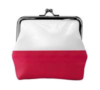 Carteras de bandera polaca para mujer, monedero para mujer, cartera pequeña para mujer, adecuada para mujer, elegante y personalizada, Negro -, Talla única, Art Deco