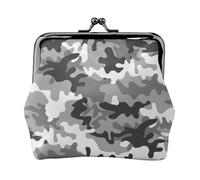 Carteras de camuflaje digital para mujer, monedero para mujer, cartera pequeña para mujer, adecuada para mujeres, elegante y personalizada, Negro -, Talla única, Art Deco