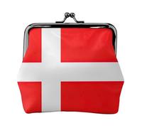 Carteras de la bandera danesa de Dinamarca para mujer, monedero para mujer, cartera pequeña para mujer, adecuada para mujer, elegante y personalizada, Negro -, Talla única, Art Deco