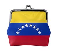 Carteras de la bandera de Venezuela para mujer, monedero para mujer, cartera pequeña para mujer, adecuada para mujer, elegante y personalizada, Negro -, Talla única, Art Deco
