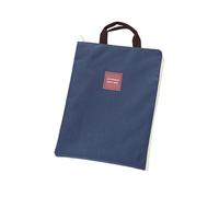 Carteras de lona con 4 cremalleras impermeables para almacenamiento de documentos para el hogar u oficina, documentos, bolsas con cremallera, bolsa de documentos