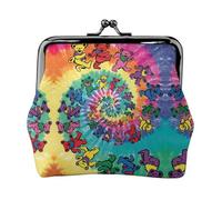 Carteras de oso de Acción de Gracias para mujer, monedero para mujer, cartera pequeña para mujer, adecuada para mujeres, elegante y personalizada, Negro -, Talla única, Art Deco