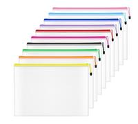 Carteras de plástico A4 con cremallera A4 con cremallera, bolsas con cremallera, bolsas de malla para documentos