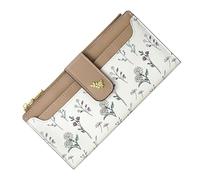 Carteras Delgadas Mujer Portamonedas de Cuero con Cremallera