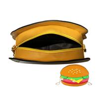 Carteras Divertidas Para Mujeres,Bolso de Mano Bonito - Bolso con Forma de Hamburguesa - Para Viajes, Playa, Gimnasio, Escuela, Pernocta, Fin de Semana, Citas, Compras, Trabajo y