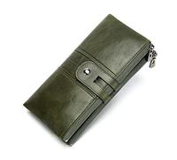 Carteras Largas para Mujer Carteras para Mujer Bolsos Carteras para Mujer Bolsillos para teléfono con Cremallera Tarjeteros para Mujer (Color : A Size : One Size)