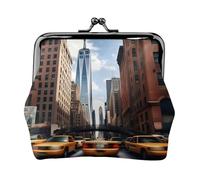 Carteras New York para mujer, monedero para mujer, cartera pequeña para mujer, adecuada para mujer, elegante y personalizada, Negro -, Talla única, Art Deco
