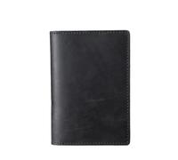 Carteras para Hombre 1 Uds billeteras for Hombre, de Cuero Genuino, Tarjetero Tarjetas bancarias, Funda Tipo Billetera para Hombre(Black)