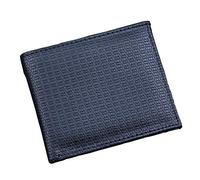 Carteras para hombre Cartera de negocios para hombre Monedero de cuero Monedero ara hombre Monedero de cuero Monedero con bolsillos para tarjetas de crédito y documentos de identidad (negro)