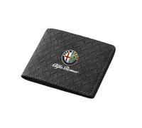 Carteras para Hombre para Alfa Romeo 159 2005-2011, Cartera Hombre de Cuero, Billeteras para Hombre, Tarjetero para Documentos de Coche Carné de Conducir Accessories,Grey
