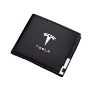 Carteras para Hombre para Tesla Semi 2023-2025, Cartera Hombre de Cuero, Billeteras para Hombre, Tarjetero para Documentos de Coche Carné de Conducir Accessories,A-Black