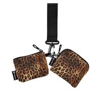 Carteras para mujer, tarjeteros, tamaño compacto, protector de tarjeta de identidad con llavero para mujeres y hombres, 2 paquetes, color 7, 4.13"(L) x 3.5"(W), Accesorio de viaje