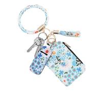 Carteras Pequeñas Florales,Carteras Pequeñas Mujer Florales, Cartera delgada con tarjetero de crédito, Estuche para tarjetas fino y lindo de viaje, billetera para tarjetas pequeña y linda, billetera f