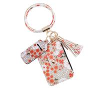 Carteras pequeñas Florales, Carteras pequeñas Mujer Florales, Cartera Porta Documentos, Porta Tarjetas Fina y de Viaje, Cartera y, portátil Multiusos, Llavero de do, C, riferimento Alla