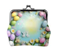 Carteras pequeñas para mujer, carteras pequeñas para mujer, monedero para mujer, cartera pequeña para mujer, con cremallera y cierre de beso, Negro -, Talla única, Art Deco