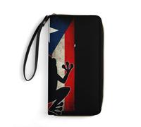Carteras Puerto Rico Puerto Rana 2 Billetera Bolsa Elegante Coin Purse Moda Change Purse para Hija, Mejor Amigo, Amante