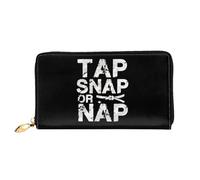 Carteras Tap Snap Nap Jiu Jitsu Brasileño Monedas Tarjetero Vintage Billetera Pequeña Retro Change Purse para Madre, Adolescente, Niña