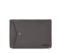 FOSSIL Vegan Cactus Card Case Lead Gray
