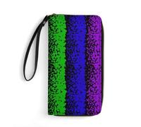 Carteras Tarjeteros Burbujas De Arcoiris Billetera Bolsa Muchas Ranuras para Tarjetas Monedas Tarjetero Retro Bolso Dinero para Mejor Amigo, Adolescente, Hija