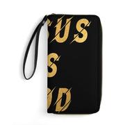 Carteras Tarjeteros Jesús Es Dios Coin Purse Monedero Vintage Change Purse Moda Portamonedas para Hija, Mejor Amigo, Adolescente