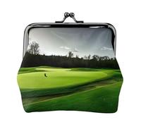 Carteras verdes para campo de golf para mujer, monedero para mujer, cartera pequeña para mujer, adecuada para mujeres, elegante y personalizada, negro, talla única, Art Deco, Black, Talla única,