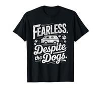Cartero Y Perros Humor Perro Sin Miedo Camiseta