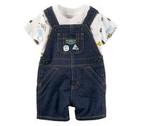 Carter's 2 Pc. Shortalls, Troop Explorers, Chambray, (6 Months)