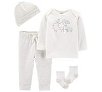 Carter's Baby Boys 4-pc. Peanut Take Me Home Layette Set 9 Months White/Grey