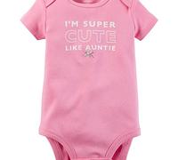 Carters Baby Girls Cute Like Auntie Bodysuit Pink 18M by Carter's