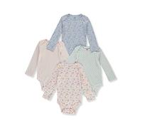 Carter's Body para bebé con diseño floral de 4 unidades L/S - Multi, 24 meses