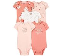 Carter's Body para bebé niña 126g330, Rosa/Blanco Love, 24 meses
