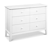 Carter's by DaVinci Morgan - Vestido doble con 6 cajones, Blanco